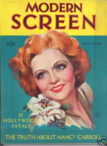 MODERN SCREEN magazine side cover Issue 10 September 1931